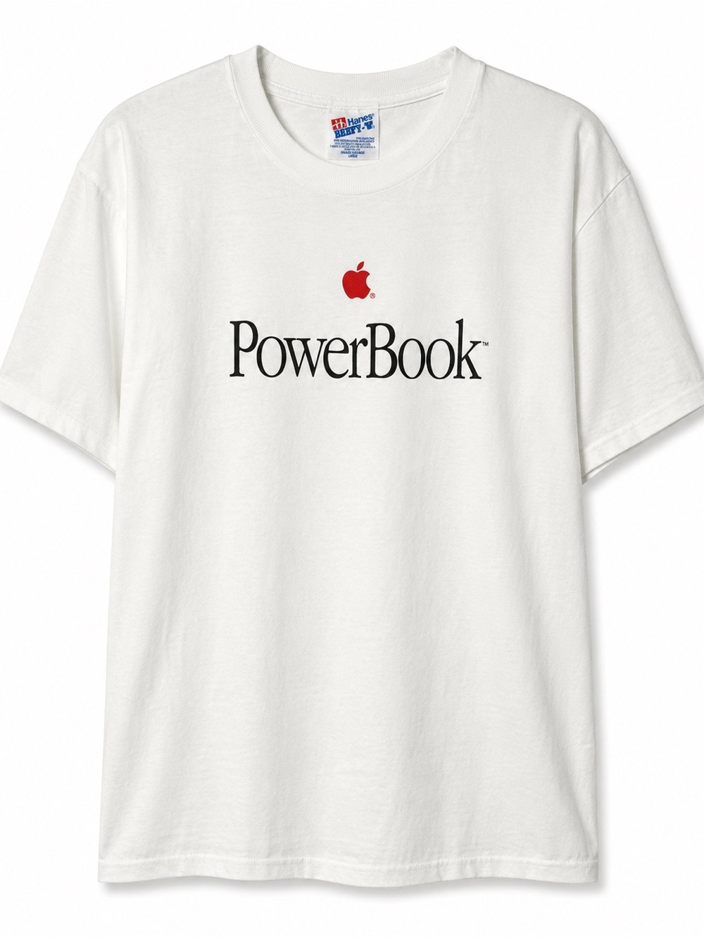 Vintage Apple PowerBook Promo T Shirt 90s Single Stitch USA Hanes Beefy L